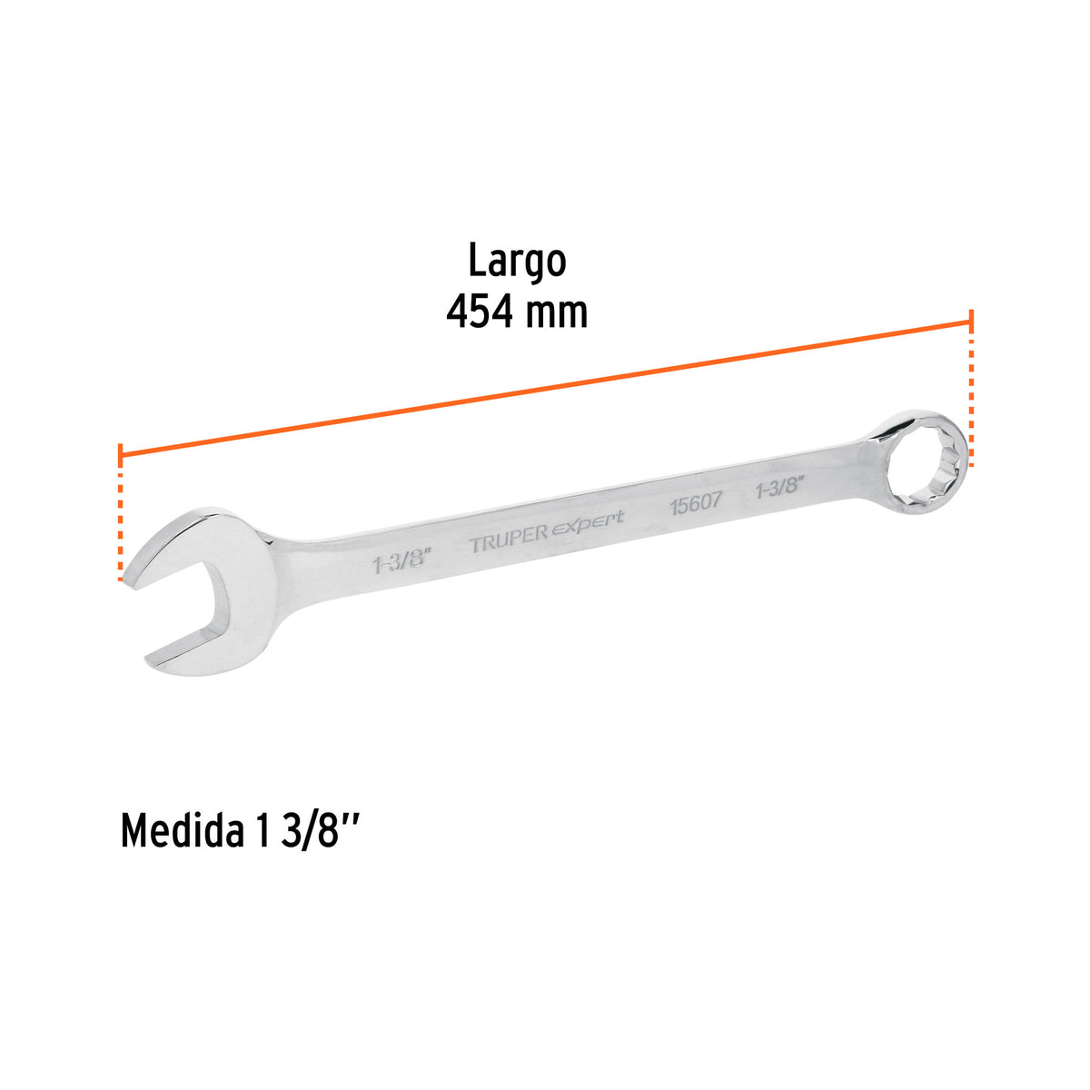 Combination Wrench 1-3/8" TRUPER"