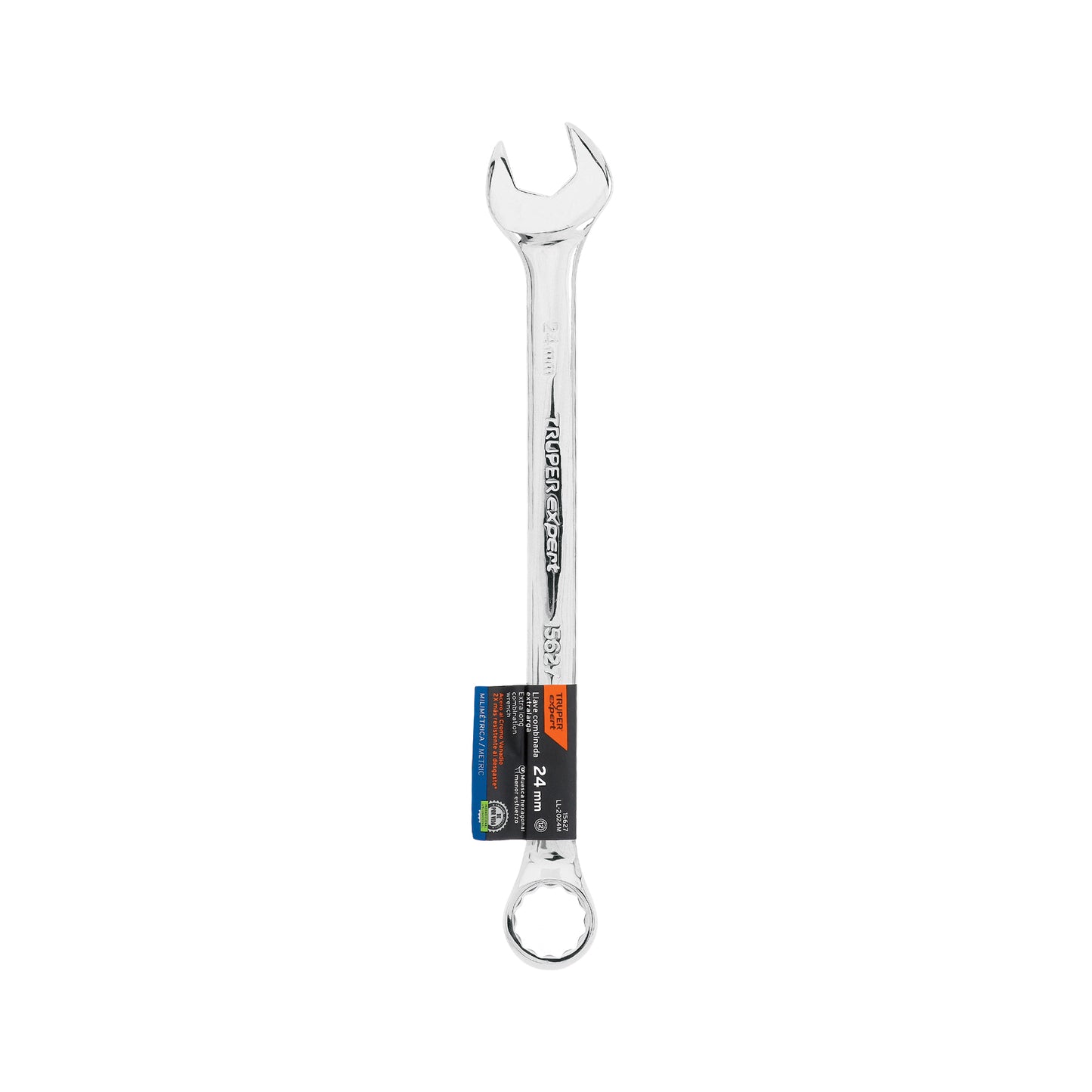 Extra-long combination wrench 24 mm x 336 mm long "TRUPER"
