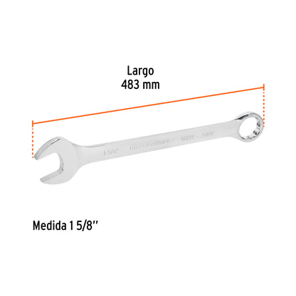 Extra-long combination wrench 1-5/8" x 483 mm long "TRUPER"