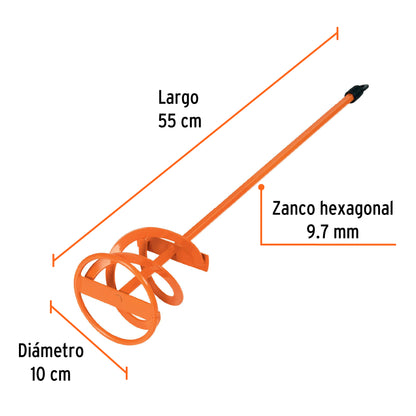 Paint Mixer, 100mm Diameter, TRUPER