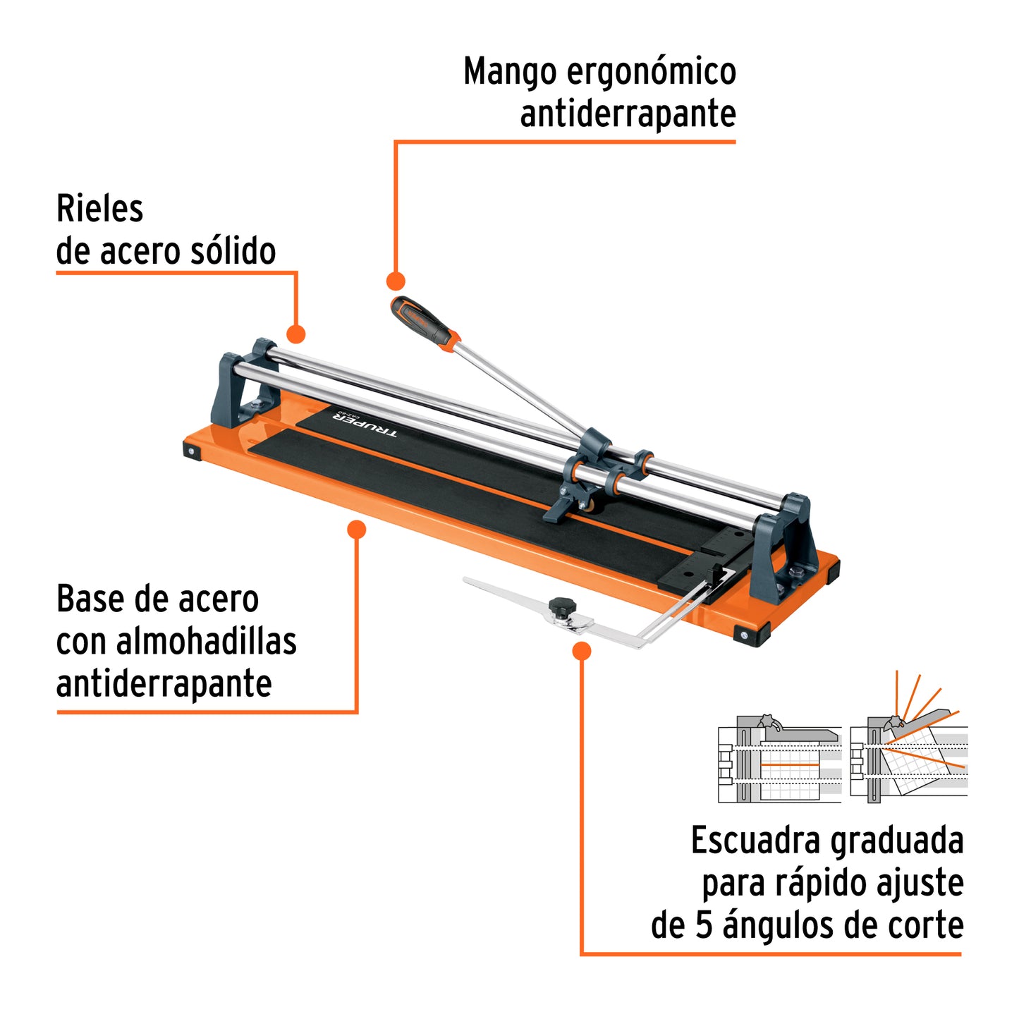 Tile Cutter, 24" (60 cm) TRUPER