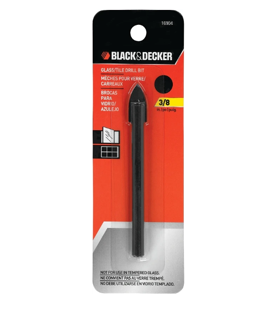 3/8 in. Glass Drill Bit By Black & Decker