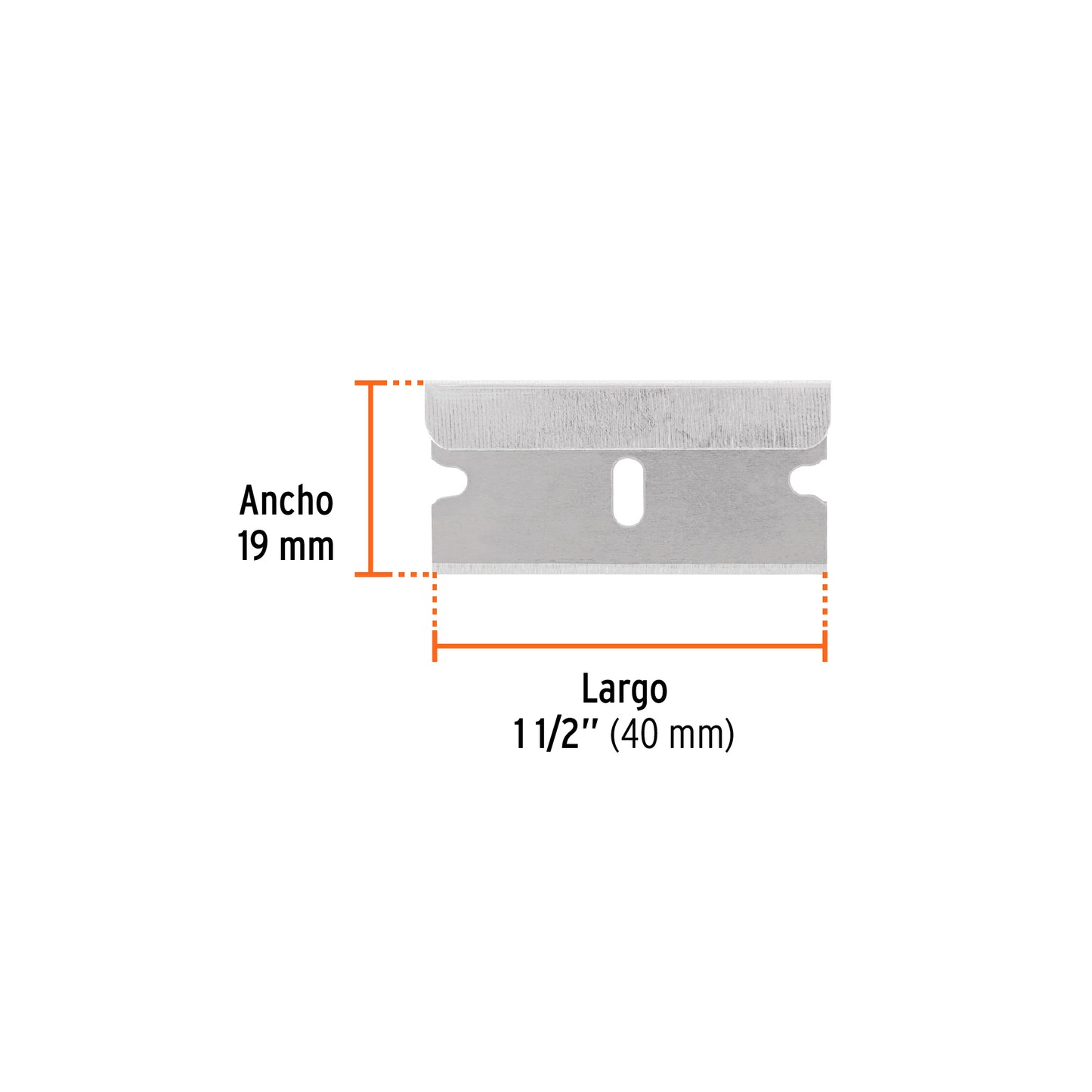 Blister Pack With 5 Replacement Blades For RASP-3,2,1 And NC-10