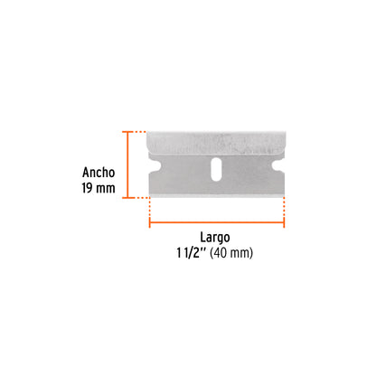 Blister Pack With 5 Replacement Blades For RASP-3,2,1 And NC-10