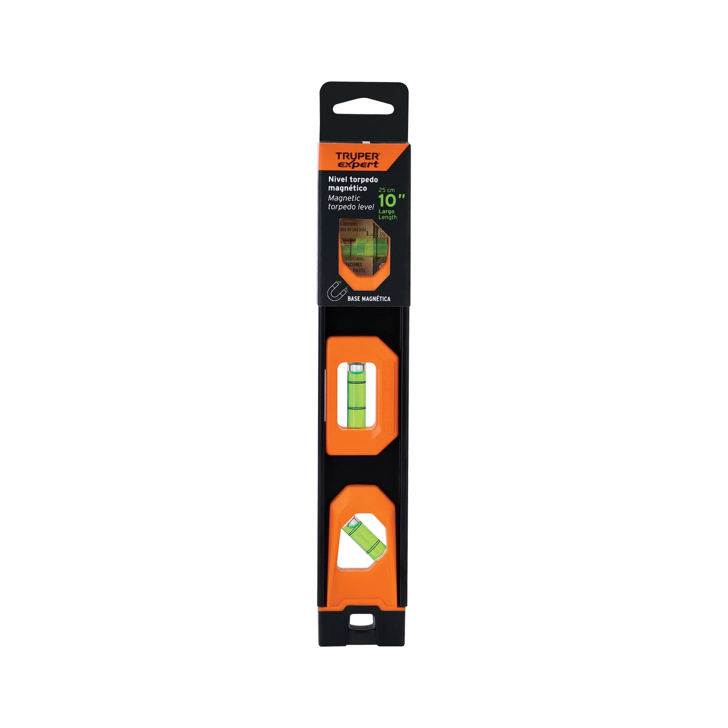 10" Magnetic Torpedo Level with Aluminum Body, TRUPER