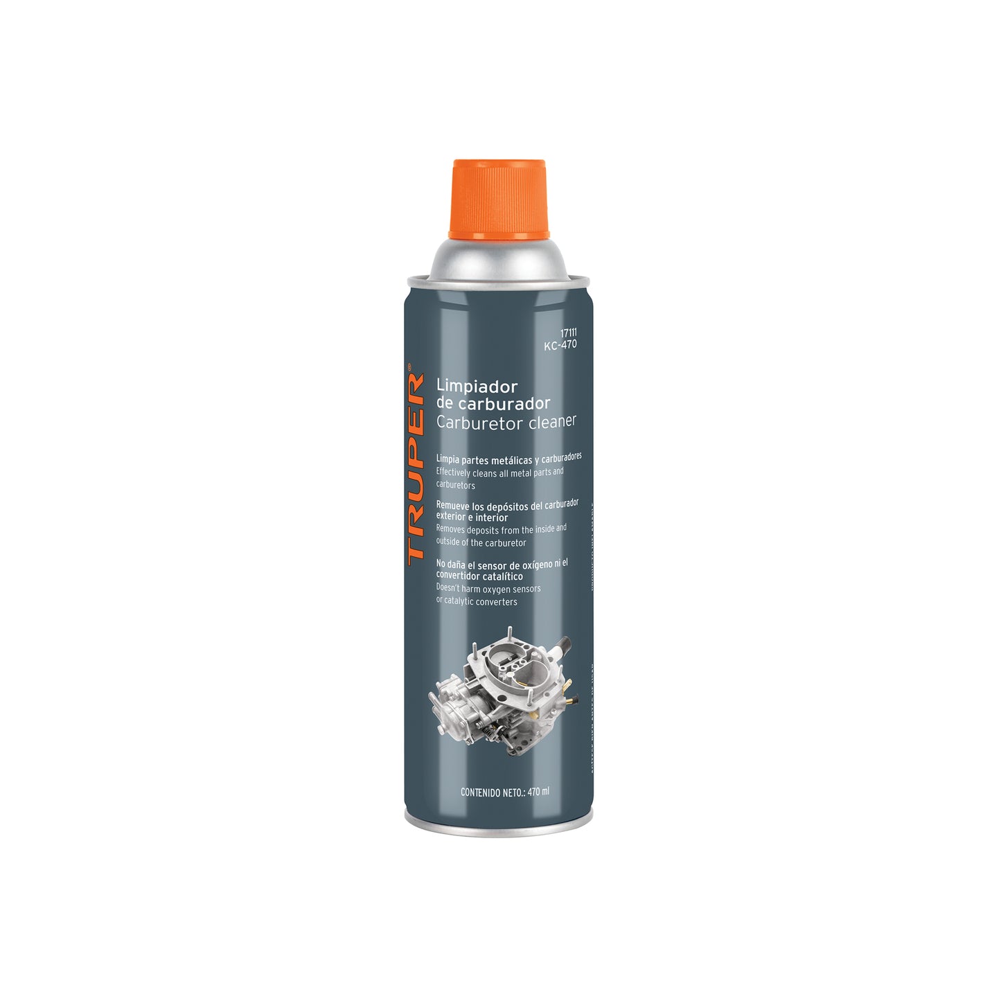 Carburetor Cleaner, 470ml (16oz), TRUPER