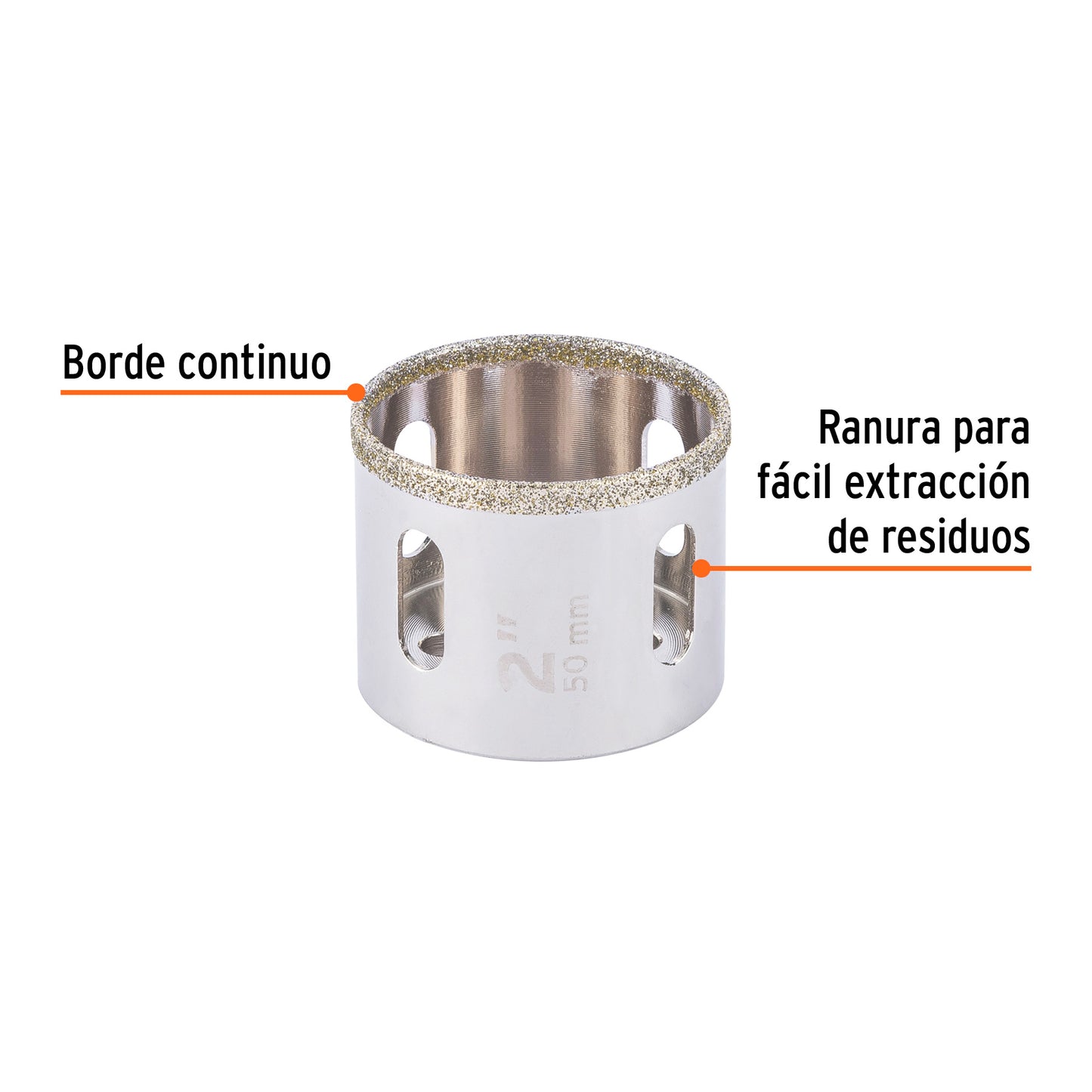 Continuous Edge Diamond Drill Bit, 2" TRUPER
