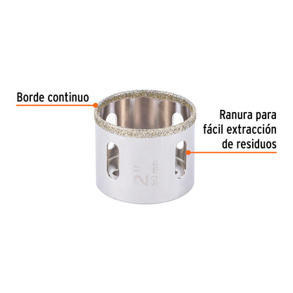 Continuous Edge Diamond Drill Bit, 2" TRUPER