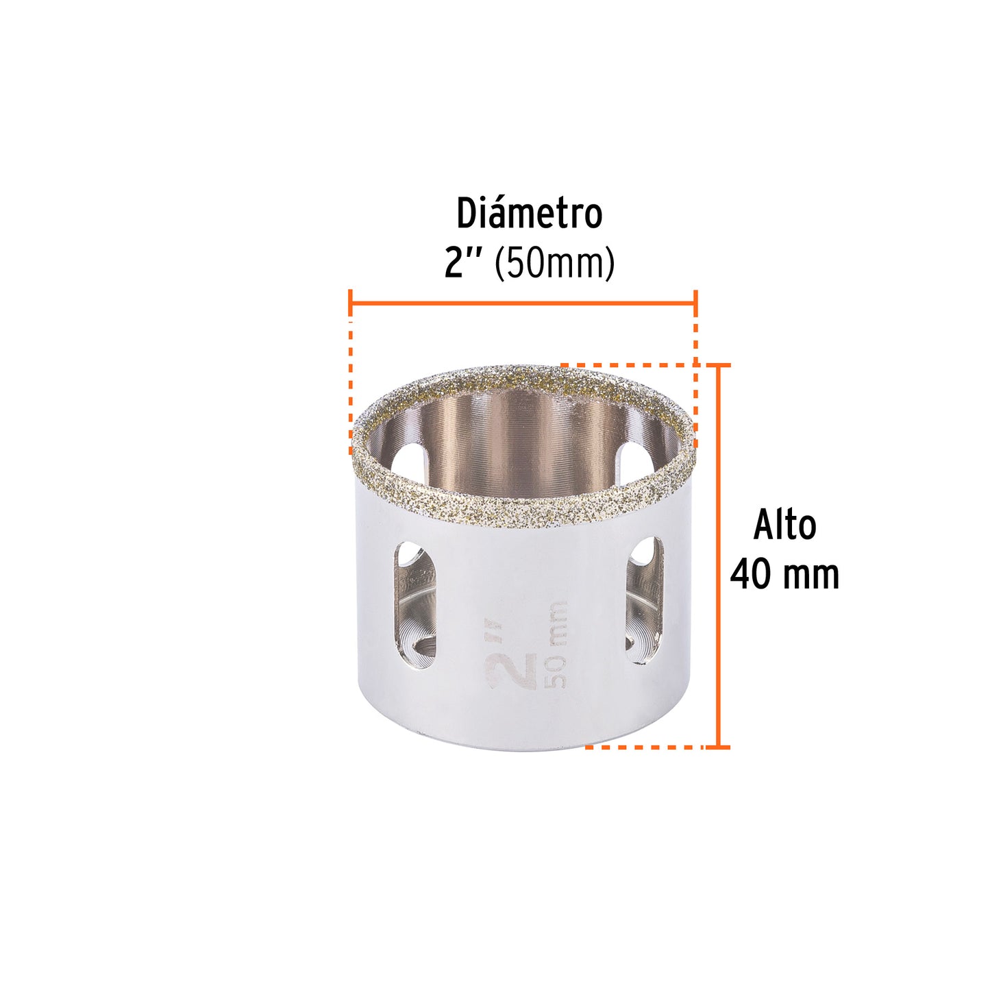 Continuous Edge Diamond Drill Bit, 2" TRUPER