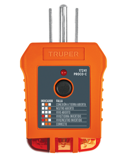 RECEPTACLE TESTER "TRUPER"
