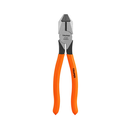 Heavy Duty Electrician's Pliers, 8" PVC Handle, TRUPER