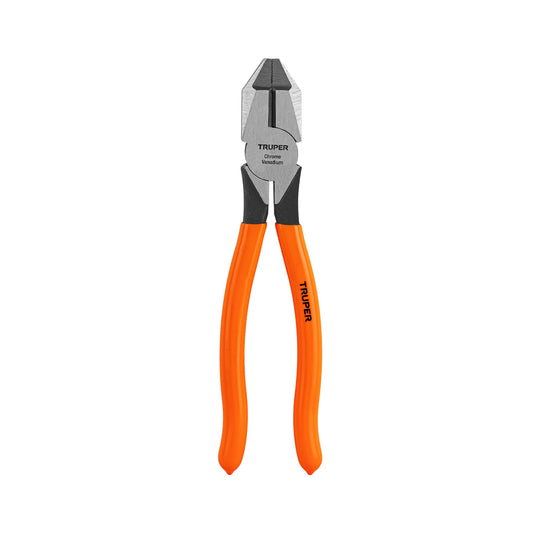 Heavy Duty Electrician's Pliers, 8" PVC Handle, TRUPER