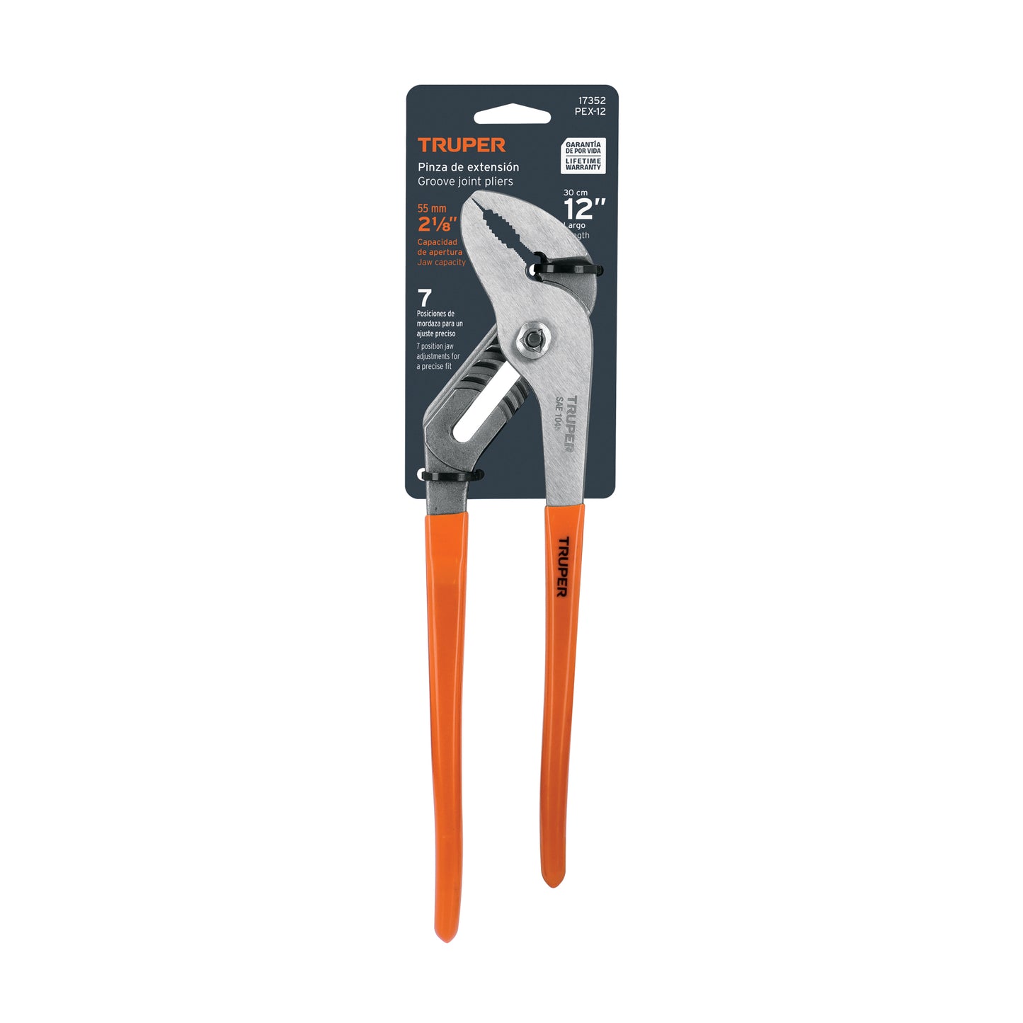 12" Extension Pliers with PVC Handle, TRUPER