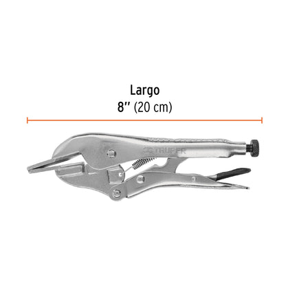 Tinsmith's Locking Pliers, 8" TRUPER