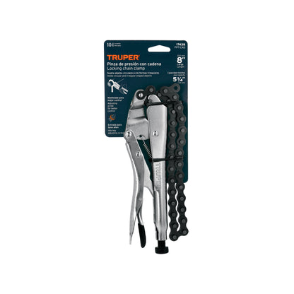 8" Chain Locking Pliers, TRUPER