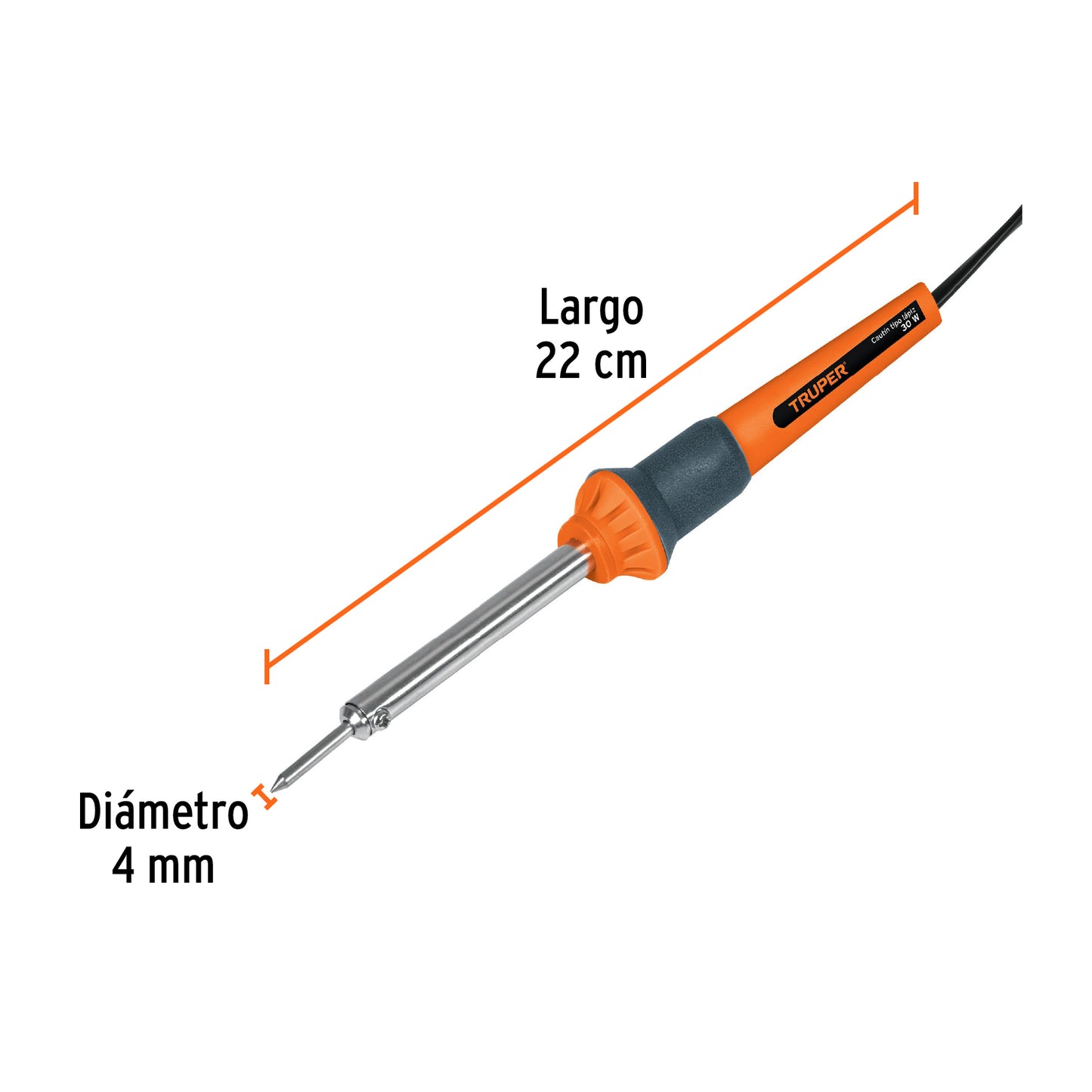 Pencil-Type Soldering Iron For Light Duty 30W TRUPER