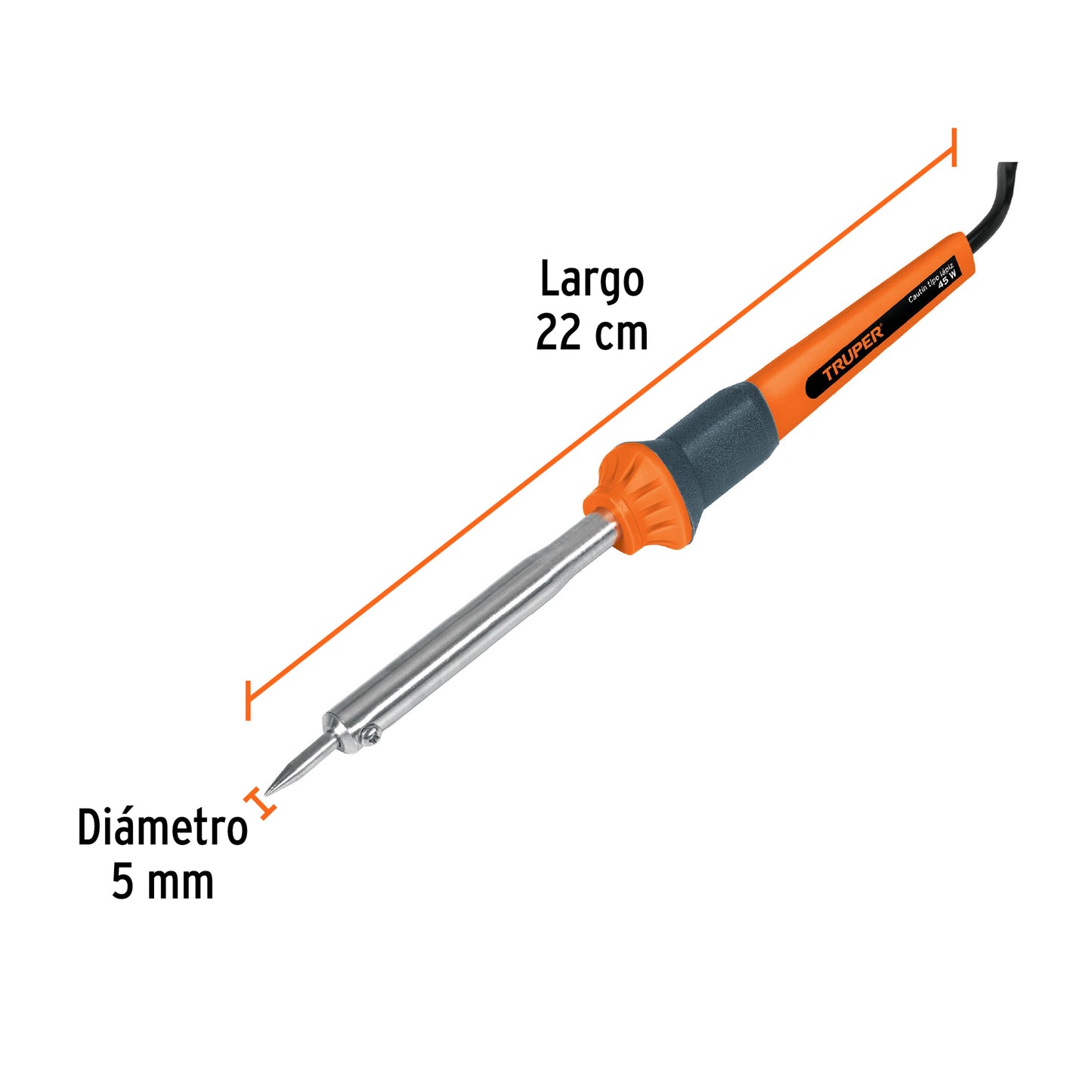 Pencil-Type Soldering Iron For Light Duty 45W TRUPER