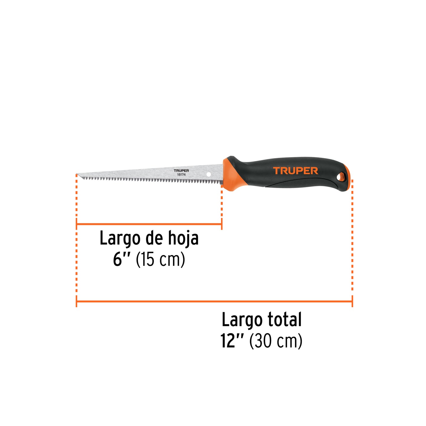 6" Saw for Ceilings and Plasterboard Walls, TRUPER