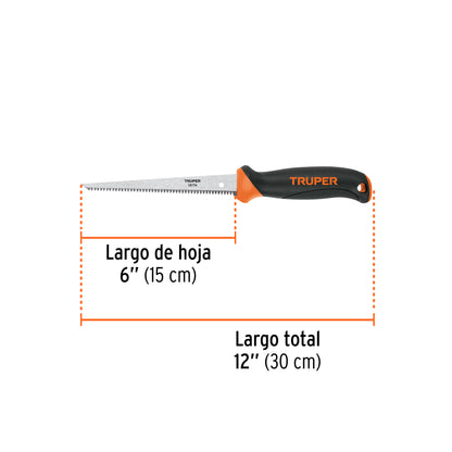 6" Saw for Ceilings and Plasterboard Walls, TRUPER