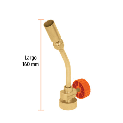 Brass Torch, Manual Ignition, For Propane Gas, TRUPER