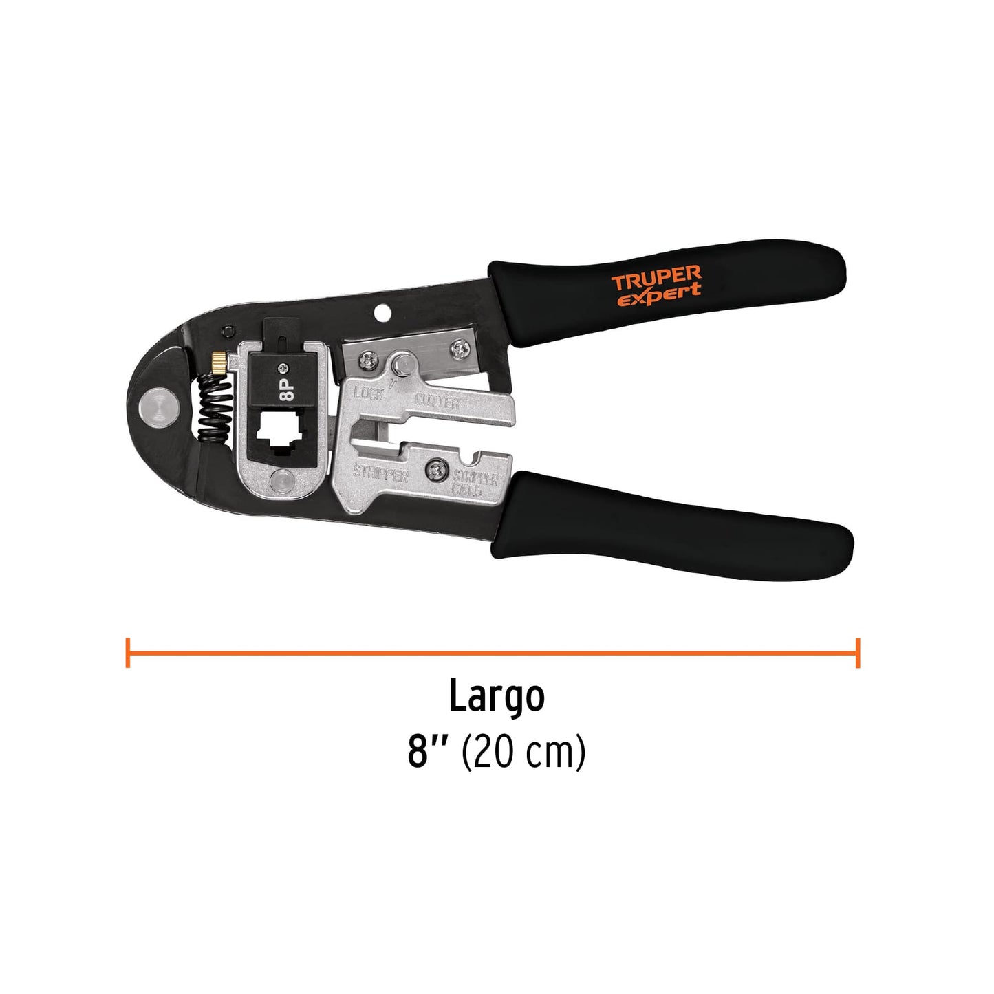8" Crimping Tool, Interchangeable Modules, TRUPER