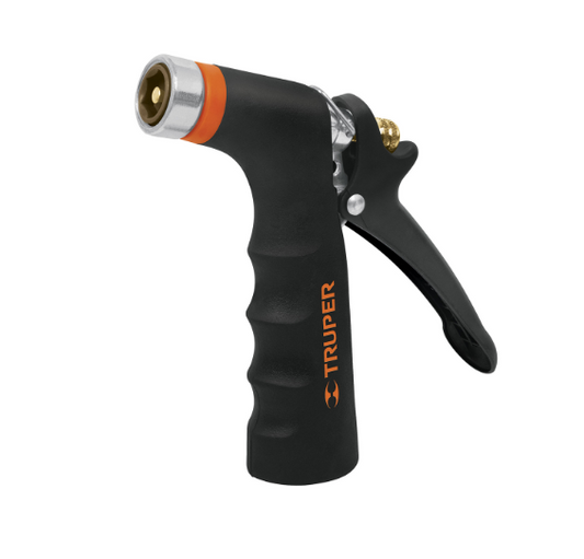 Metal 2-function watering gun with coating
