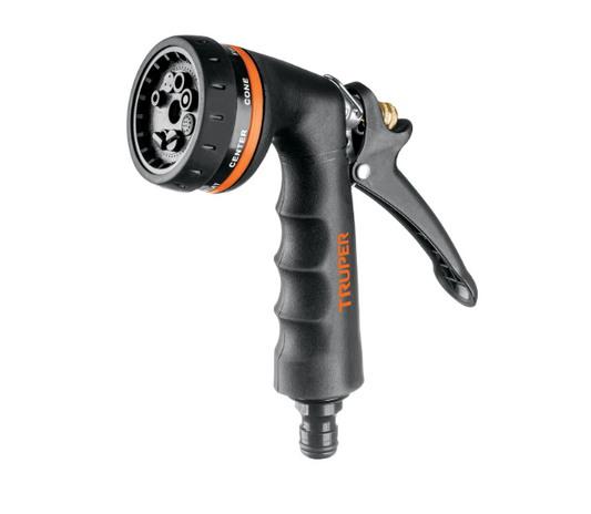 8-function metal watering gun with coating