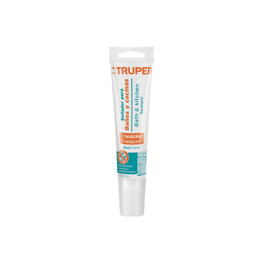 Translucent Sealant for Bathrooms and Kitchens, 85 g, TRUPER