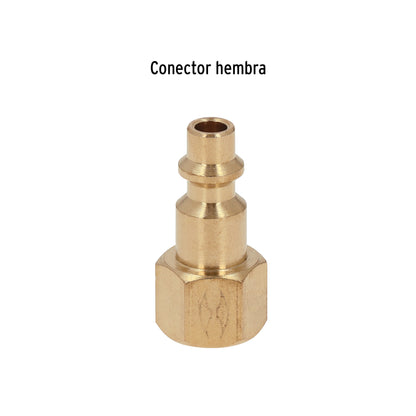 Brass Quick Connector, Female, 1/4" NPT Thread, TRUPER