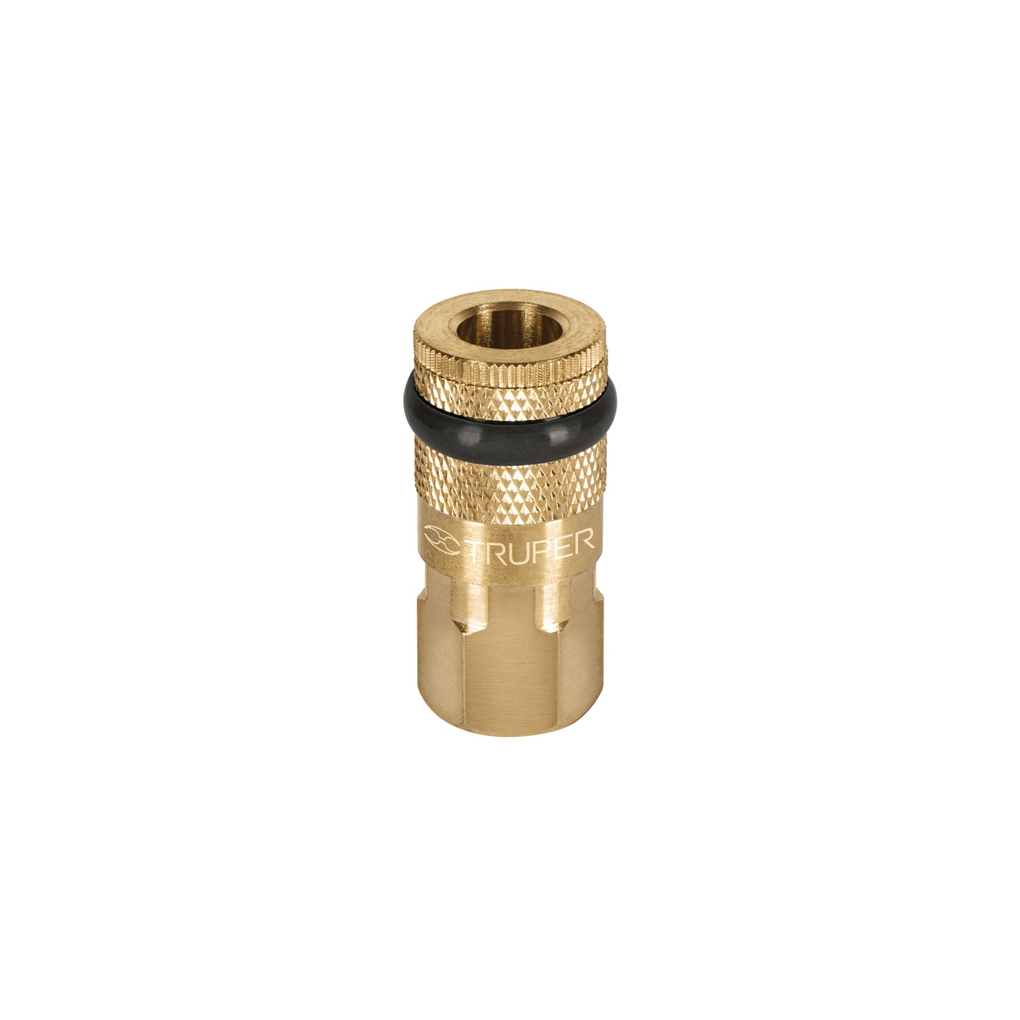 Brass Quick Coupling, Female, 1/4" NPT, TRUPER
