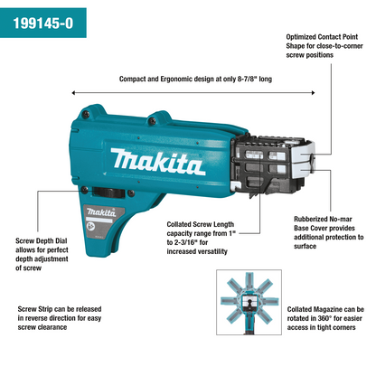 Collated Autofeed Screwdriver Magazine Makita