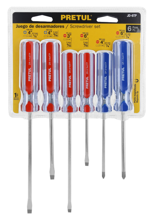 Screwdriver Set 6 Pc