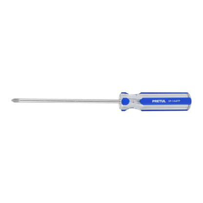 Cross screwdriver 1/4 x 6" PVC handle, PRETUL