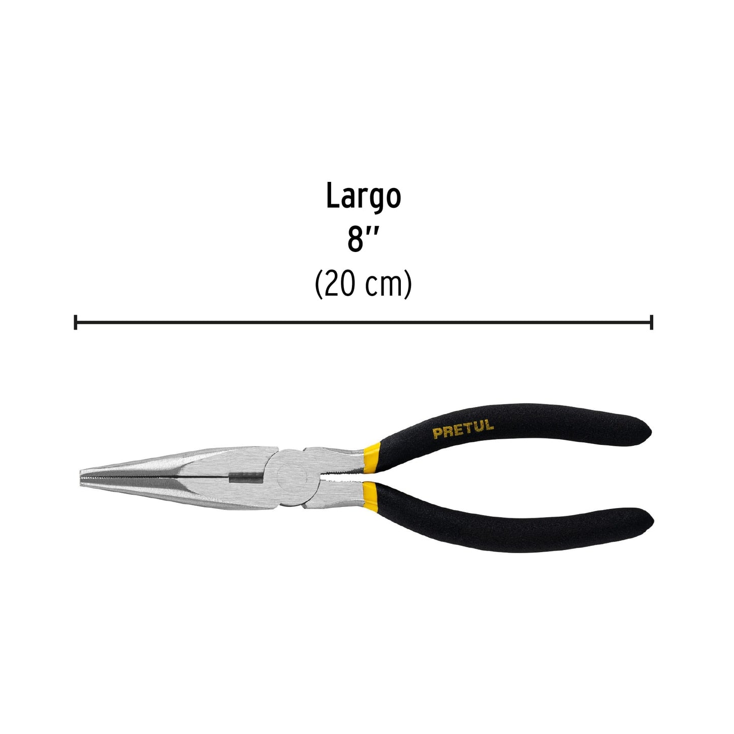 Point and Cut Pliers 8" PVC Handle, PRETUL