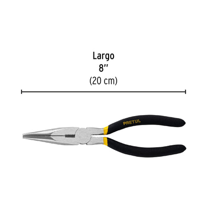 Point and Cut Pliers 8" PVC Handle, PRETUL