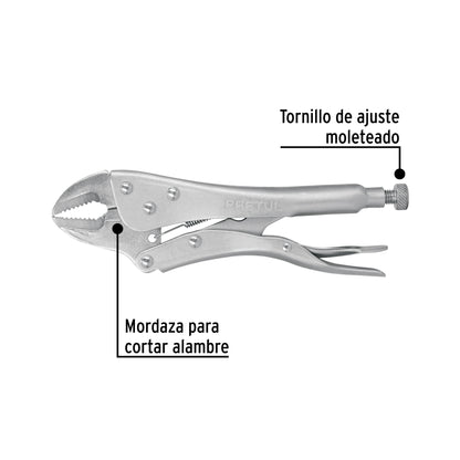 Straight Jaw Locking Pliers, 10"  PRETUL