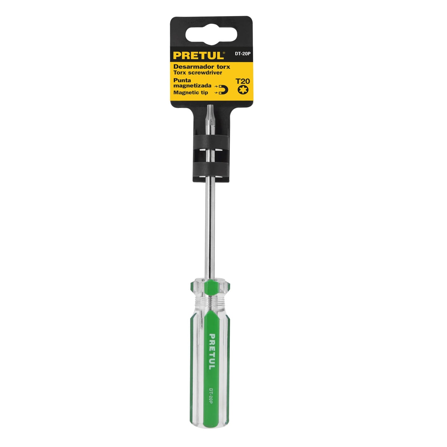 Torx Tip Screwdriver T 20 PVC Handle, PRETUL