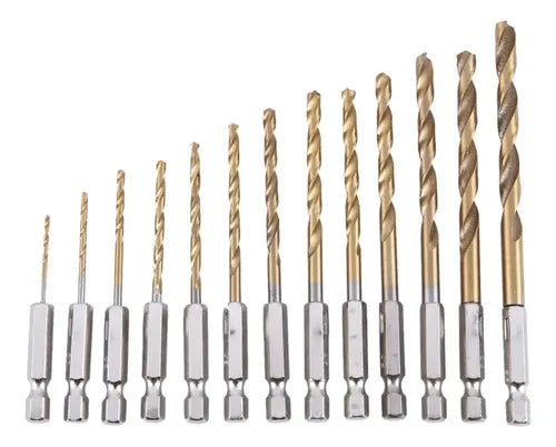 Drill Bits Titanium 13 Pcs.