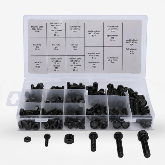 Nut &amp; Bolt Assortment MM 240 Pc. Grip