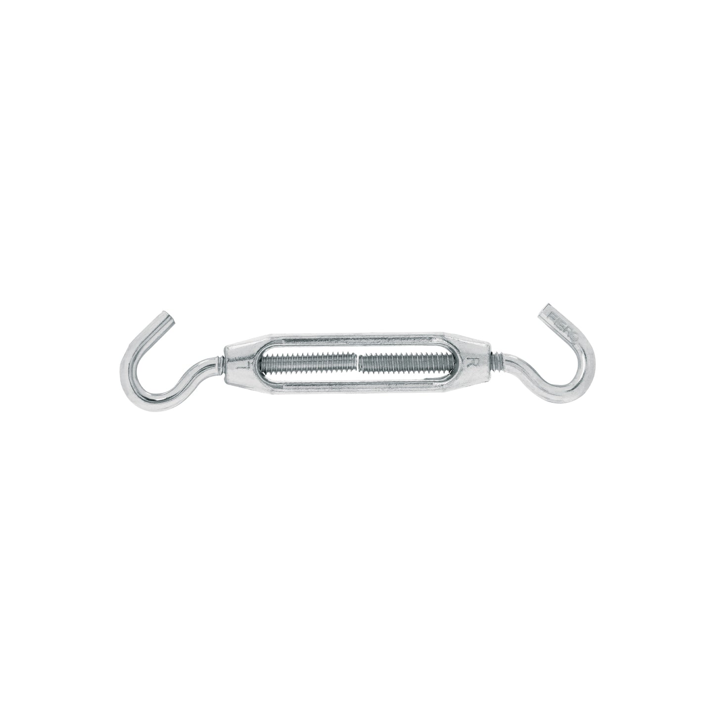 Zinc Turnbuckle 3/16" Hook-To-Hook, FIERO