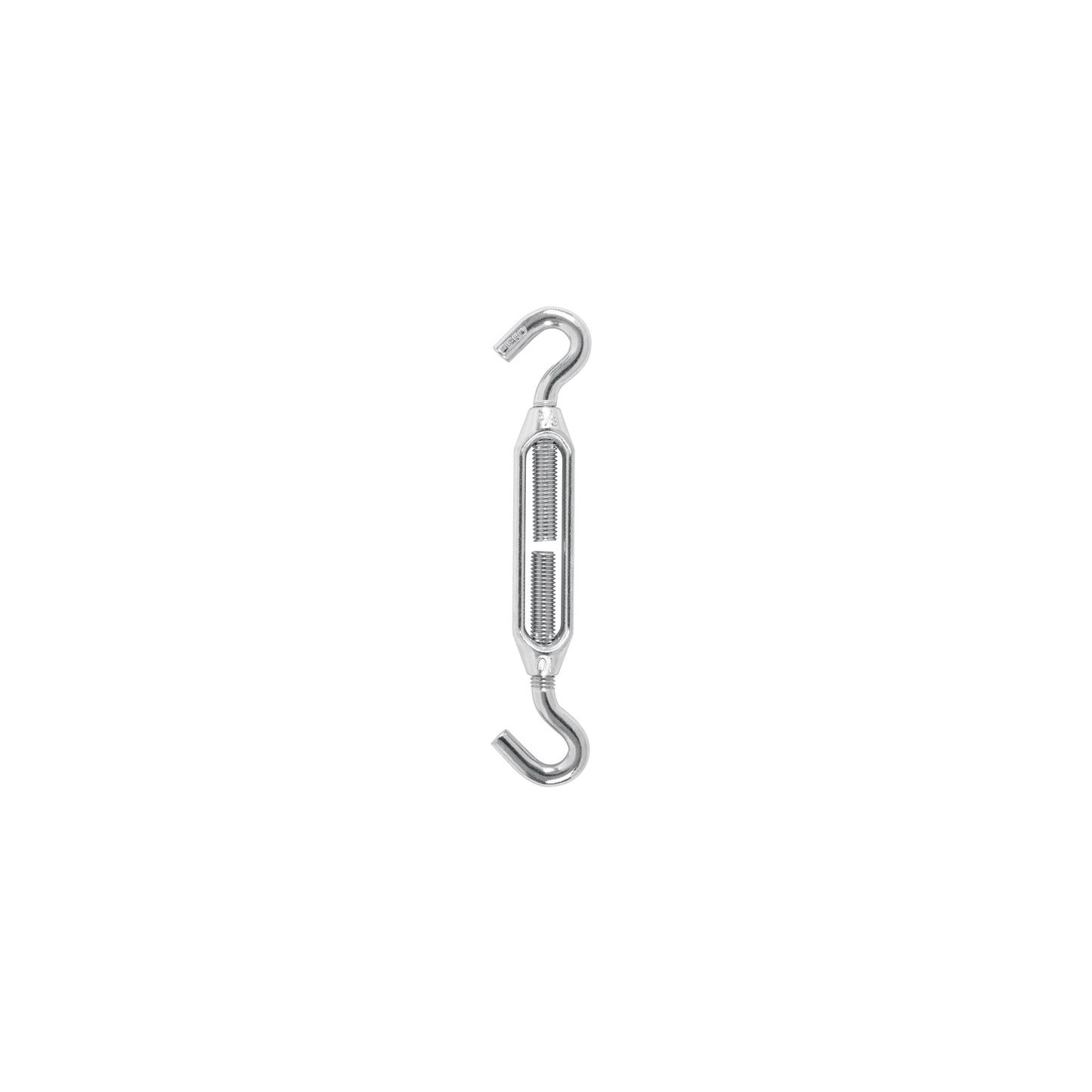 Zinc Turnbuckle 3/8" Hook-To-Hook, FIERO