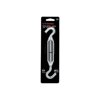 Zinc Turnbuckle 3/8" Hook-To-Hook, FIERO
