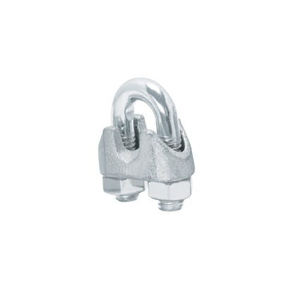 Blister Pack With 2 Iron Cable Clamps (Clamps) For 1/4" Cable, FIERO