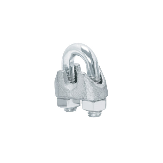 Blister Pack With 2 Iron Cable Clamps (Clamps) For 1/4" Cable, FIERO