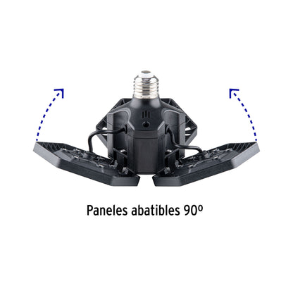 50W 6500K LED lamp with 3 adjustable panels, VOLTECK