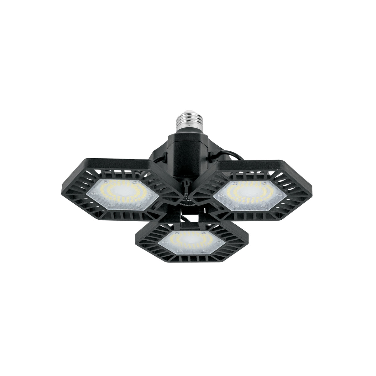 50W 6500K LED lamp with 3 adjustable panels, VOLTECK