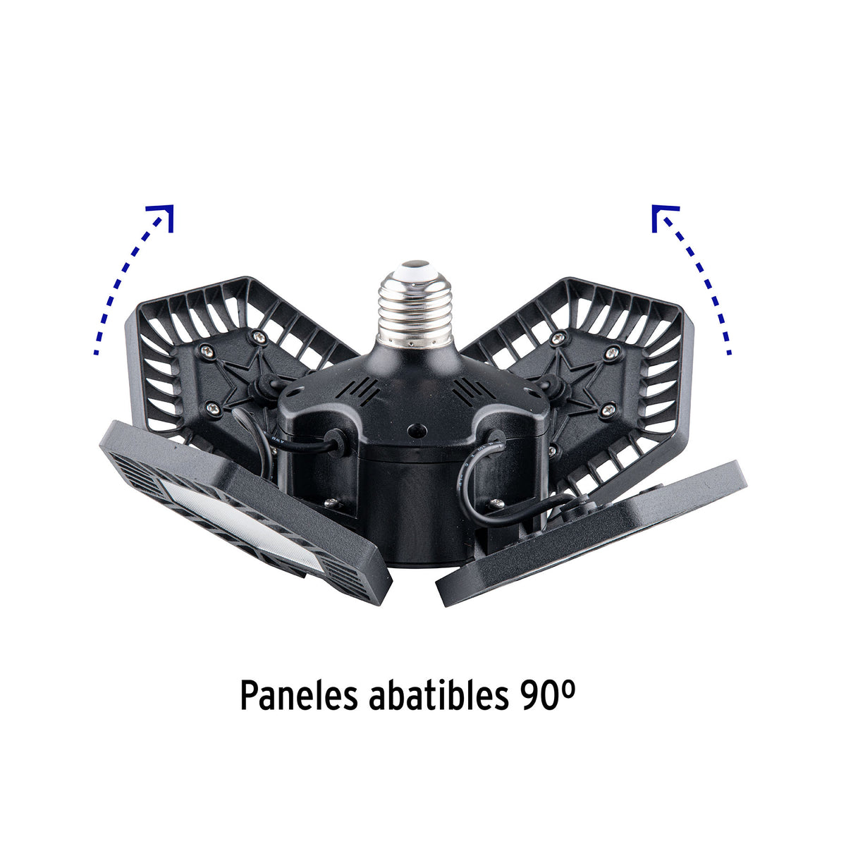 100W 6500K LED lamp with 4 adjustable panels, VOLTECK