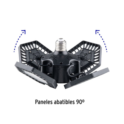 100W 6500K LED lamp with 4 adjustable panels, VOLTECK