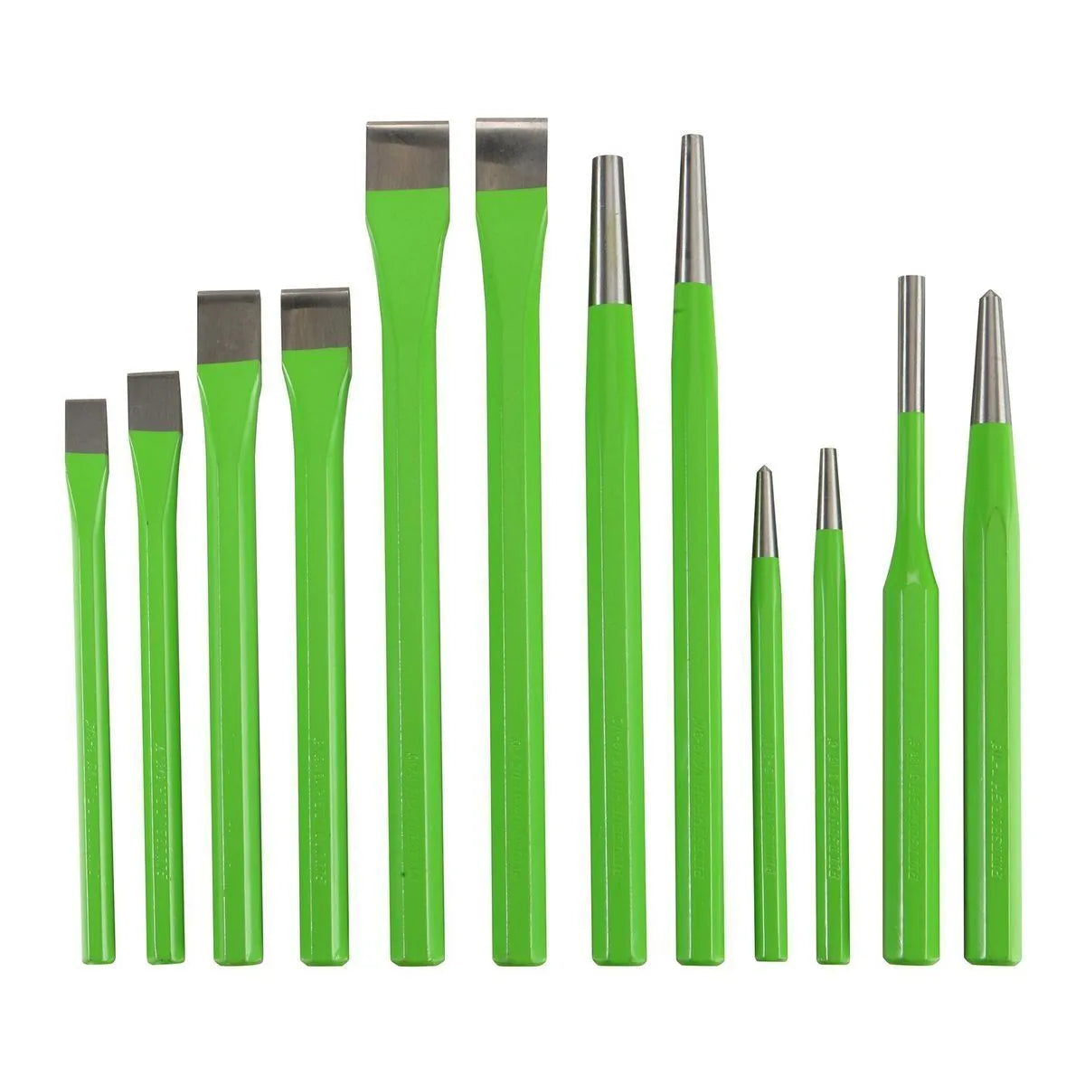 Punch and Chisel Set, 12-Piece