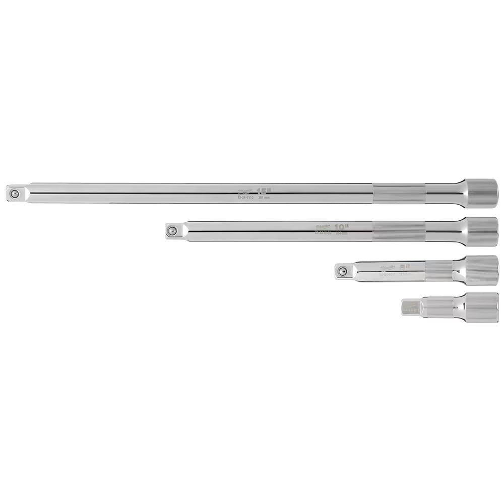 Socket Extension 1/2" Set 4pcs
